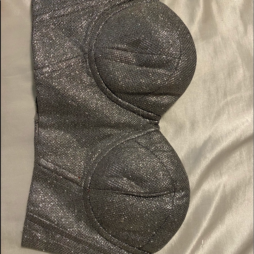 sparkly corset top